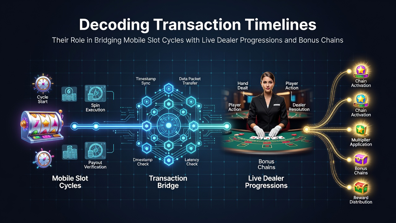 Darstellung von Transaktionszeitleisten in mobilen Casino-Apps mit Slot- und Live-Dealer-Elementen