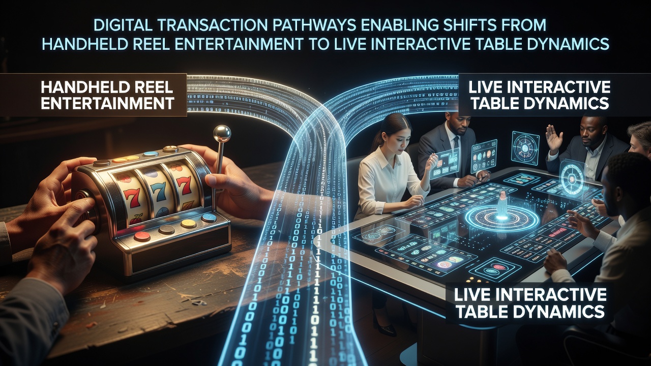 Digitale Transaktionswege von mobilen Walzen zu Live-Tischen
