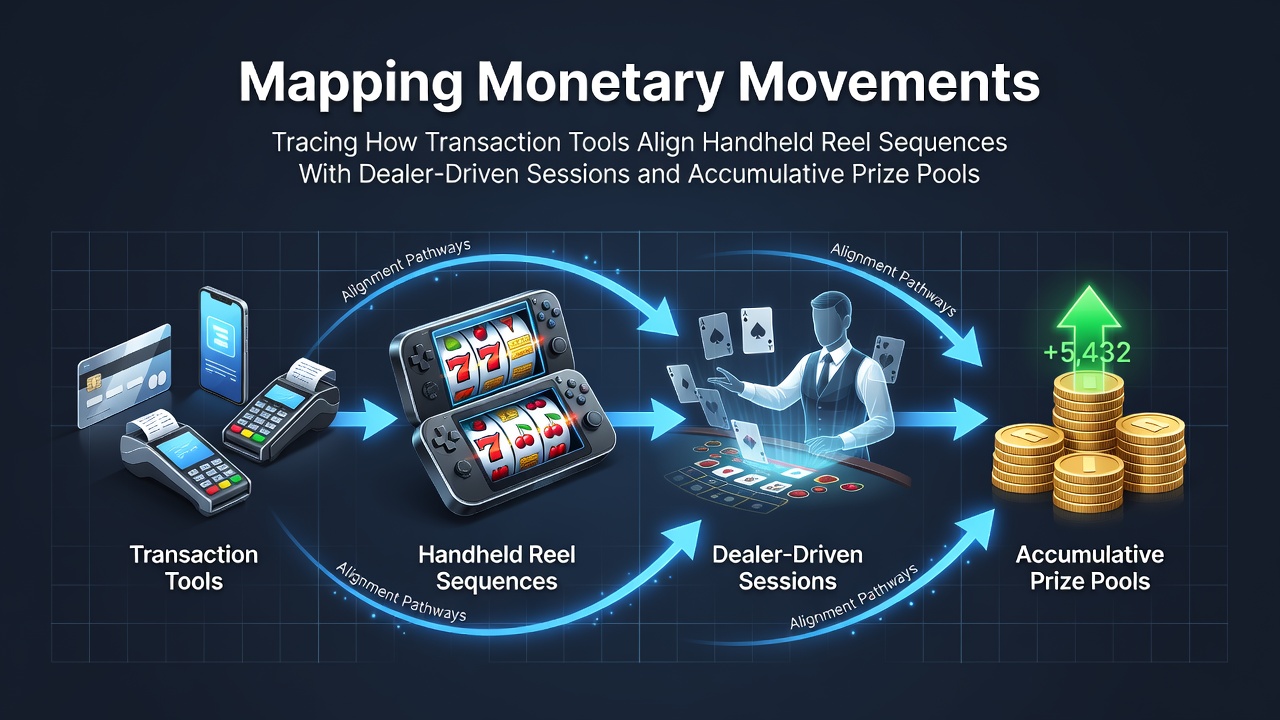 Transaktionstools verbinden mobile Walzenfolgen mit Live-Dealer-Sitzungen und Preispools in Casinos