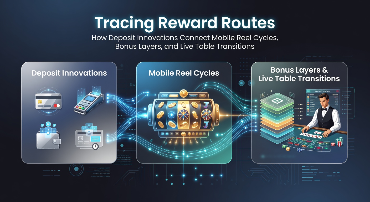 Illustration der Verknüpfung von Einzahlungsinnovationen mit mobilen Walzenzyklen und Bonusstrukturen in Online-Casinos